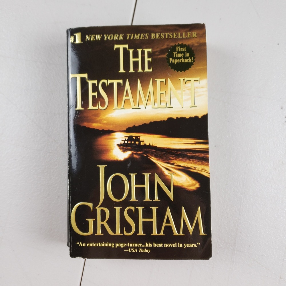The Testament‎ John Grisham Legal Thriller Paperback 2000 Island Books